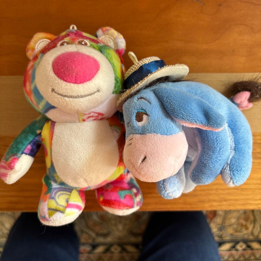 Disney Lotso Eeyore Plush Mascot Set of 2