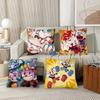 1Pc Popular Animation C-Cuphead S-Show Pillow Case Fashion Square Pillowcase Bedroom Sofa Room Ins Decoration Leisure