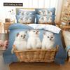 3D Cat Cute Kitten Pattern Duvet Cover Cat Kids Bedroom Decoration Cat Bedding Set For Women Girls Boys Gifts With Zipper 3pcs