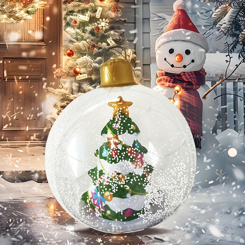 

Large Inflatable Transparent Christmas Ball Snowflake Ball Christmas Decor Indoor Placement Decor and Outdoor Courtyard Decor