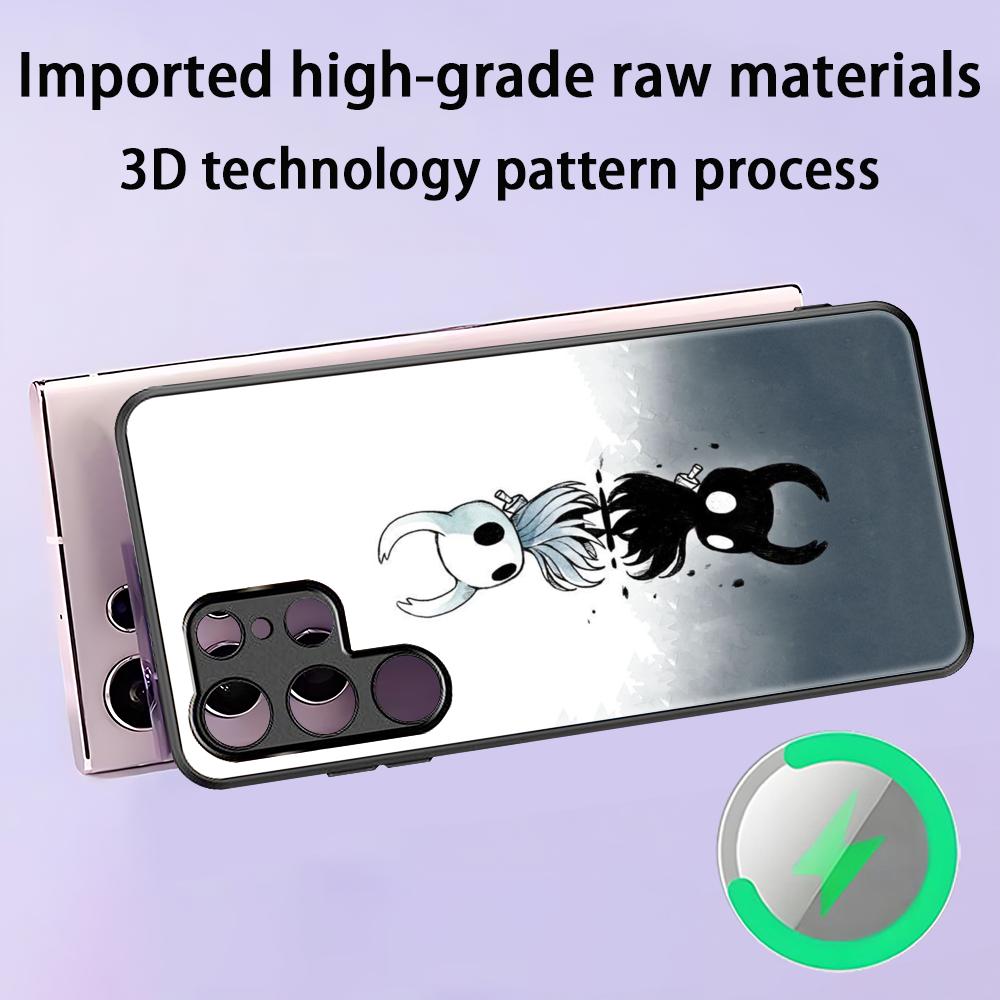 HOT GAME Hollow Knight Silksong Phone Case For Samsung S25 S24 S23 S22 S21 S20 Plus Ultra Note20 Glass Magnetic Case