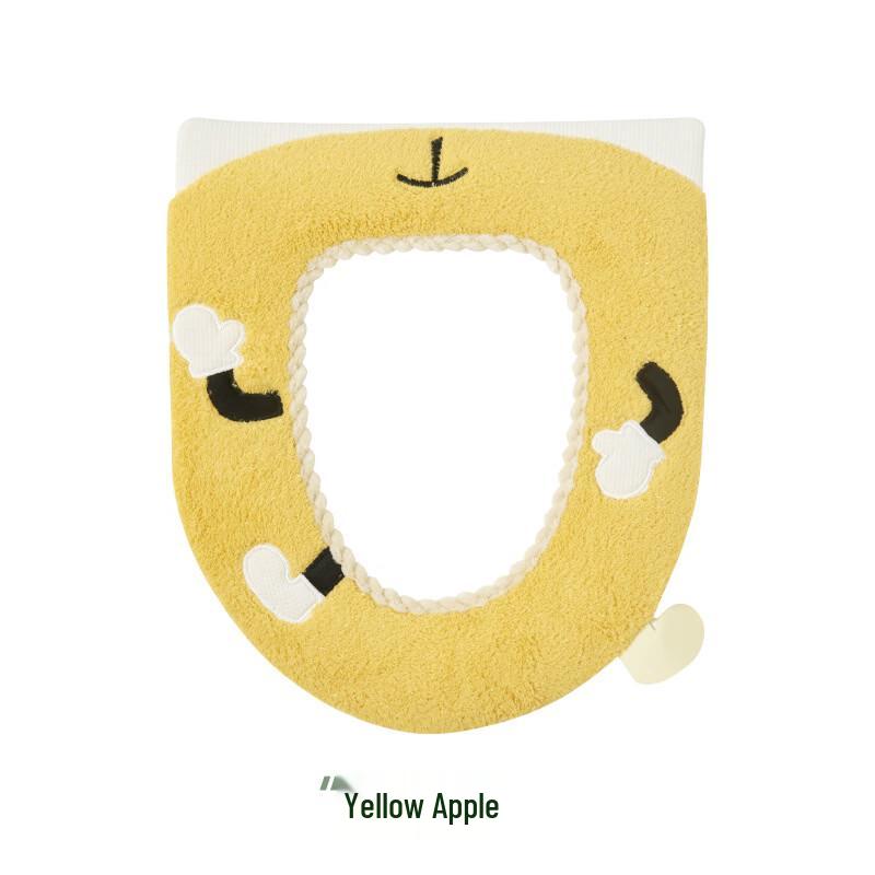 

Winter Plush Toilet Seat Cushion with Handle