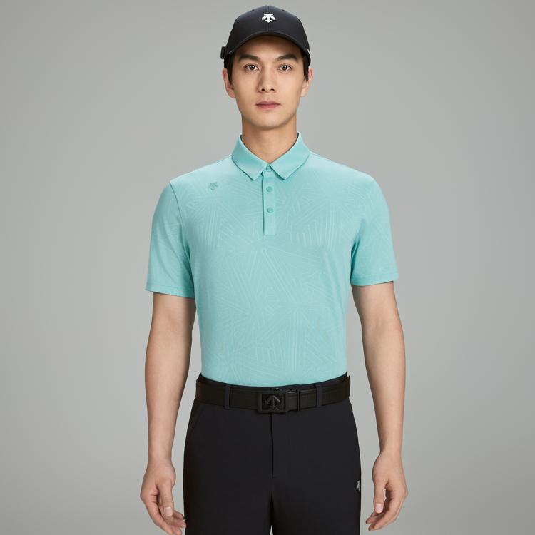 DESCENTE Short Sleeved Polo Shirt Men's G522MFTS57