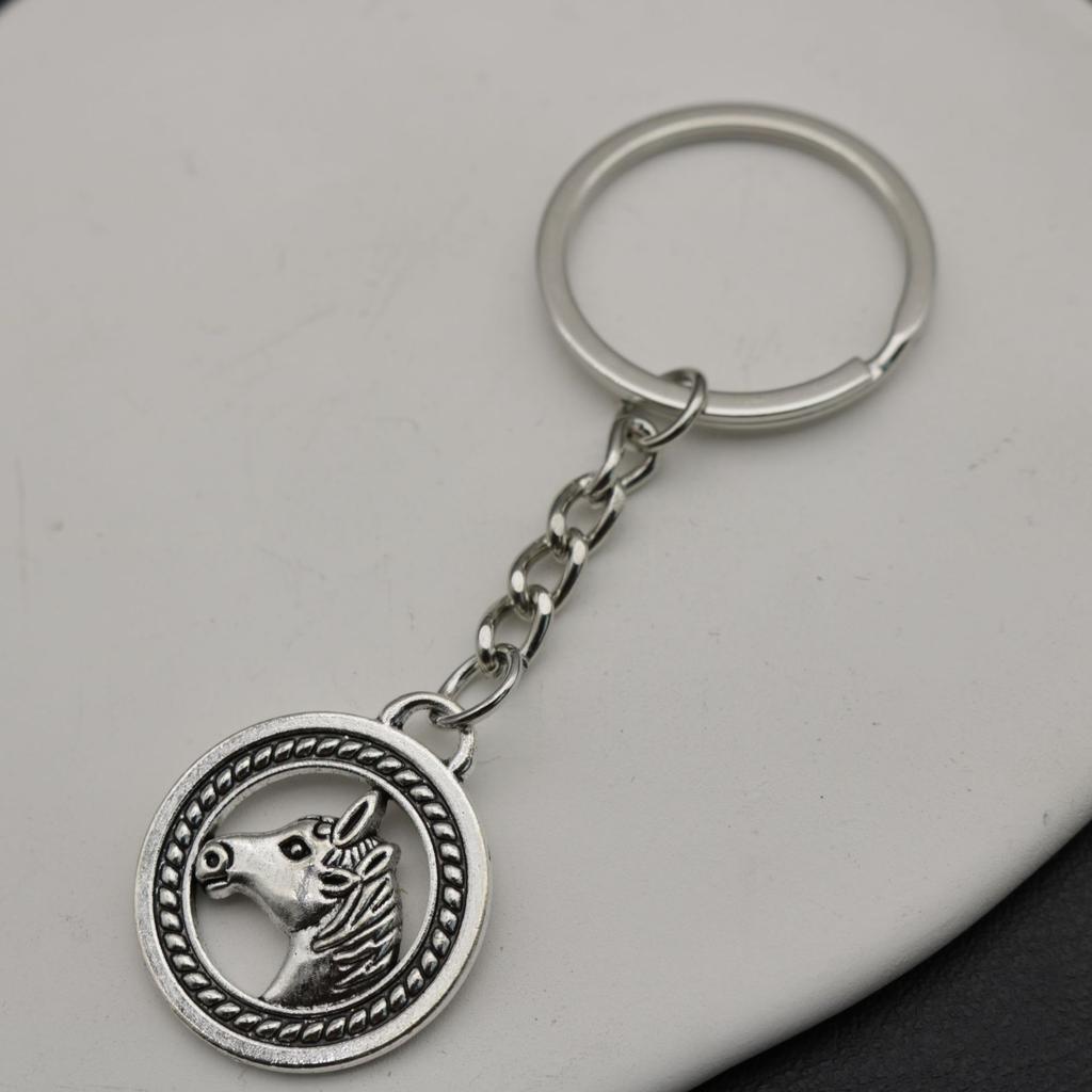 Hot Selling Jewelry, Simple Horsehead Keychain Pendant