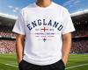 England Football Nation Shirt, Soccer Fan Tee, Match Day Gift