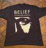 Nitzer Ebb Band Belief Black Cotton T Shirt  Unisex T-Shirt