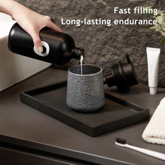 250ML Skumdispenser Påfyllbar Skum Håndsåpe Sjampo Dusjsåpe Ansiktsrens Beholder Baderom Tom Trykkpumpe Flaske