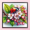 Full Embroidery cotton Thread 11CT Printed Flower Cross Stitch Kit Art