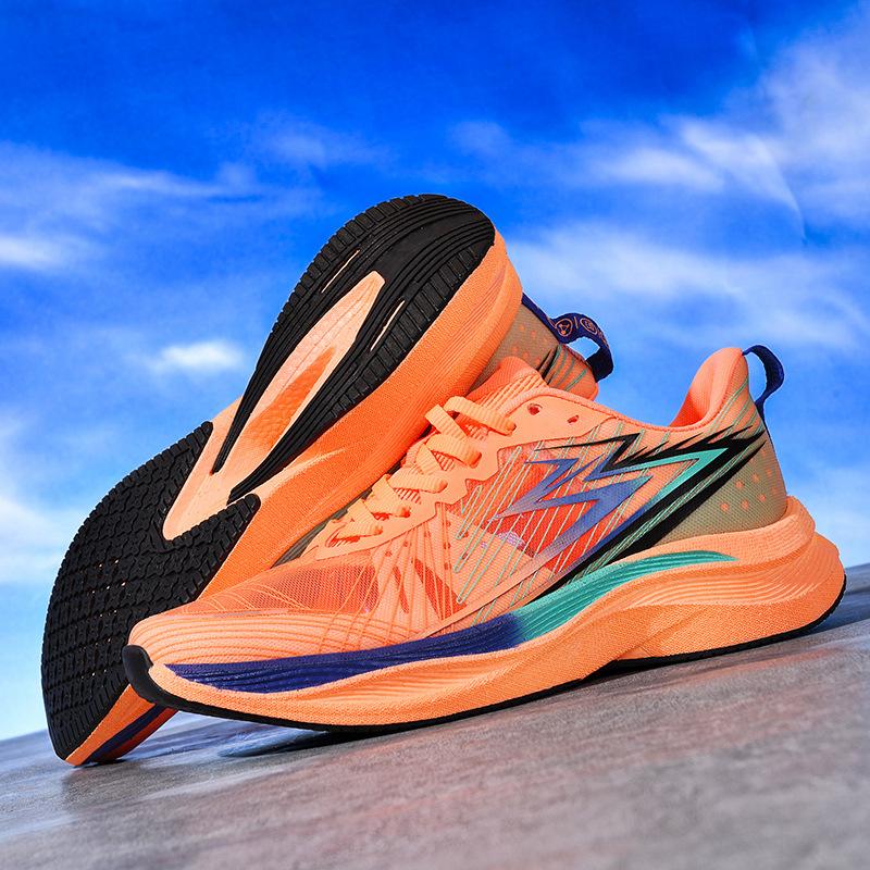 Herbst Popcorn Sport Laufschuhe ultraleicht Stoßdämpfung Rebound Mesh atmungsaktiv Paar Freizeitschuhe