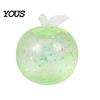 Sensory Fidget Toys for Anxiety Maltose Glitter Apple Squeeze Stress Ball, Soft TPR Slow Rising Decompression Study Toy Relief, Cute Fruit Adults Kids