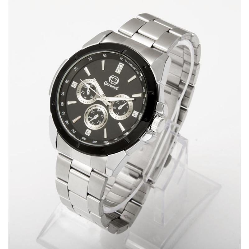 GUCAMEL Men's Quartz Watch Japanese Quartz Watch Electronic Watch Student Watch