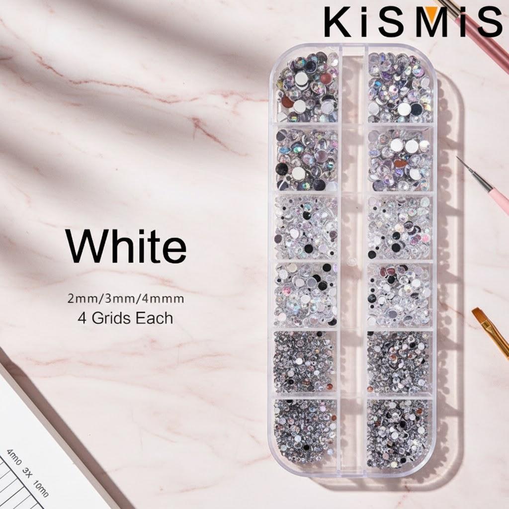 DIY Nail Decoration Crystal Beads 3D Nail Art Decoration Stone Bead Decorative Nail Tools Nail Art Supplies