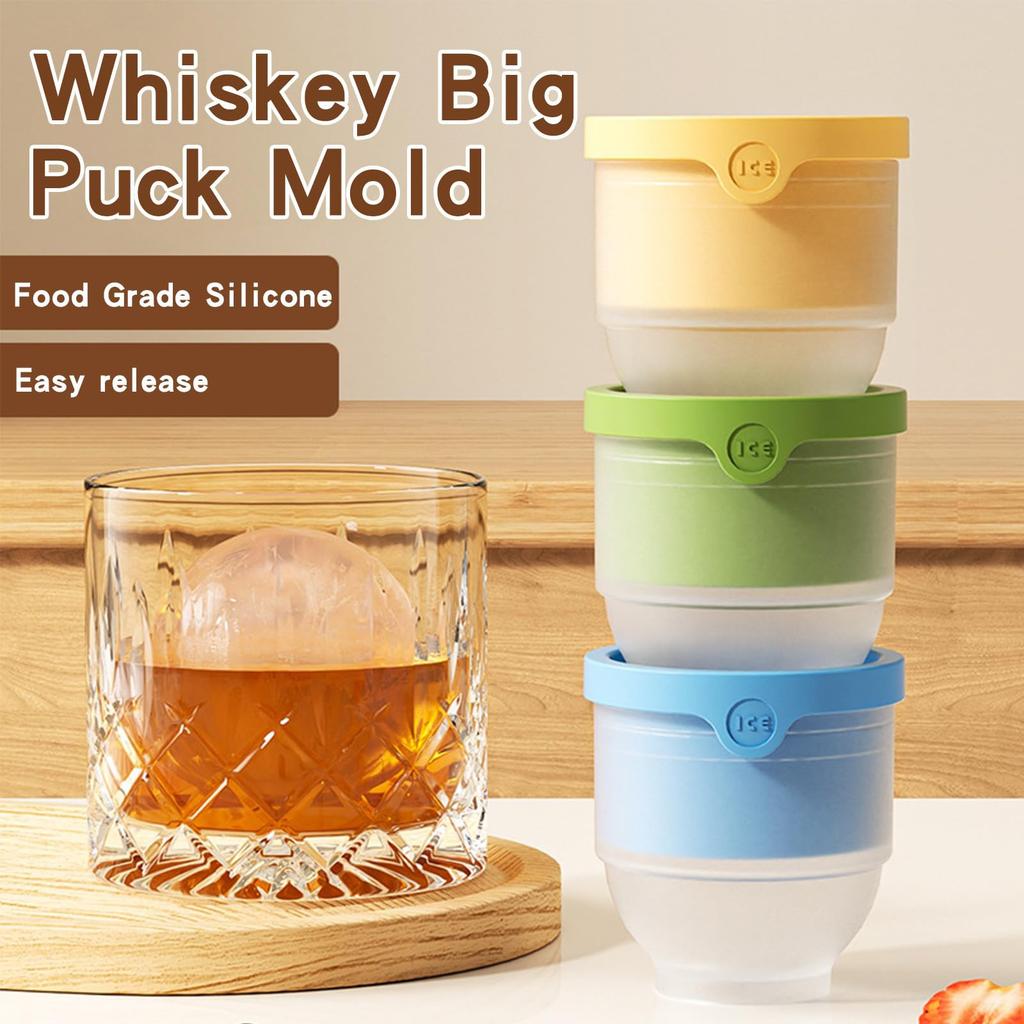Large  Maker Food Grade Silicone Mold For Whiskey, Home Round Ice Ball Tray