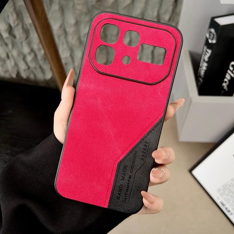 

For Infinix Note 60 60 Pro phone case, denim style, leather texture design, two-tone stitching, shockproof and drop-resistant Infinix Note 60