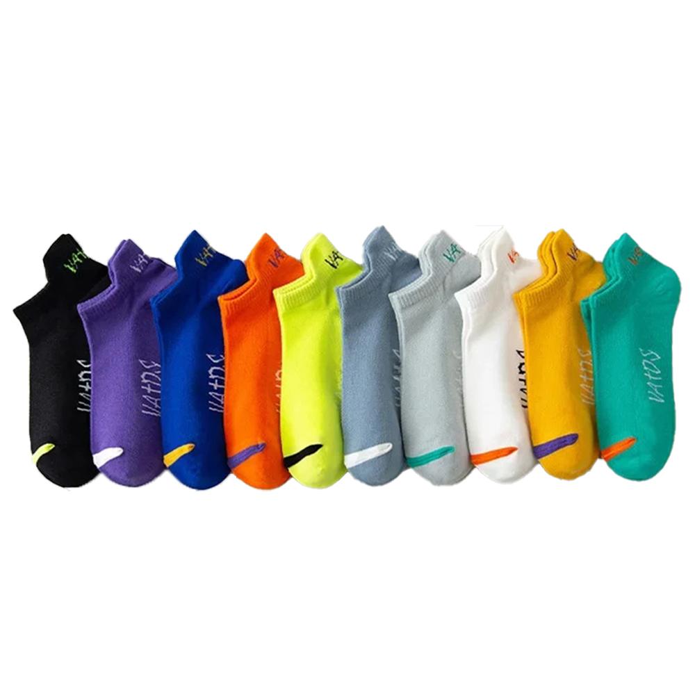5/10/20/30 Paar Herren Knöchelsocken Modisch Buchstabe Sportstil Geruchshemmend Schweißabsorbierend Atmungsaktiv Unsichtbar Laufsocken
