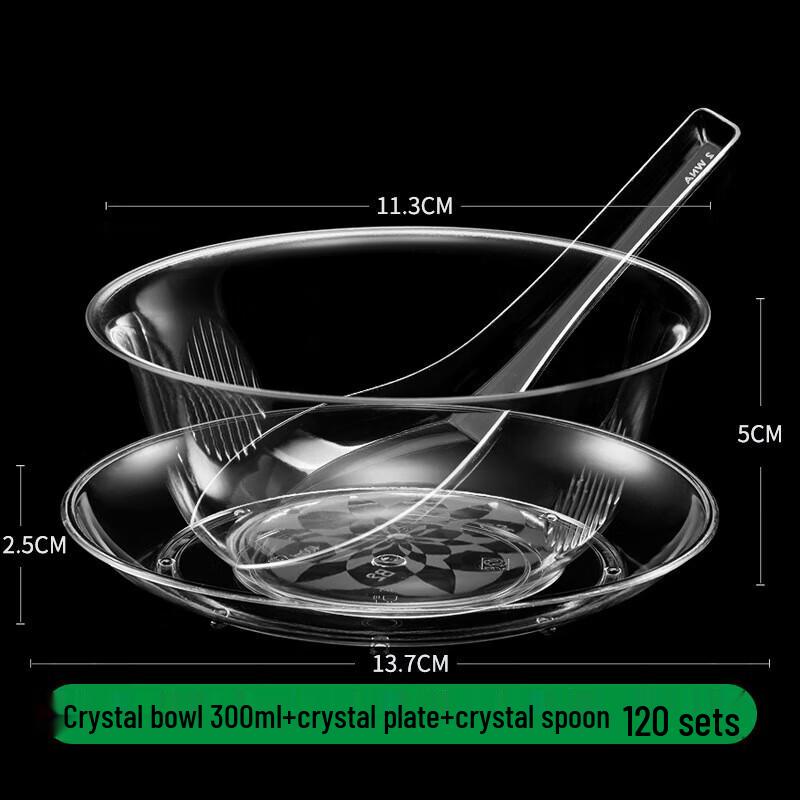 Jinyuan Disposable Plastic Tableware Set