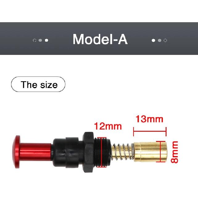 Alconstar- Carburetor Hot Start Valve 1166-845-2100 021-738 For KEIHIN FCR-MX Flat Slide FCR Carb Starter Valve Comp