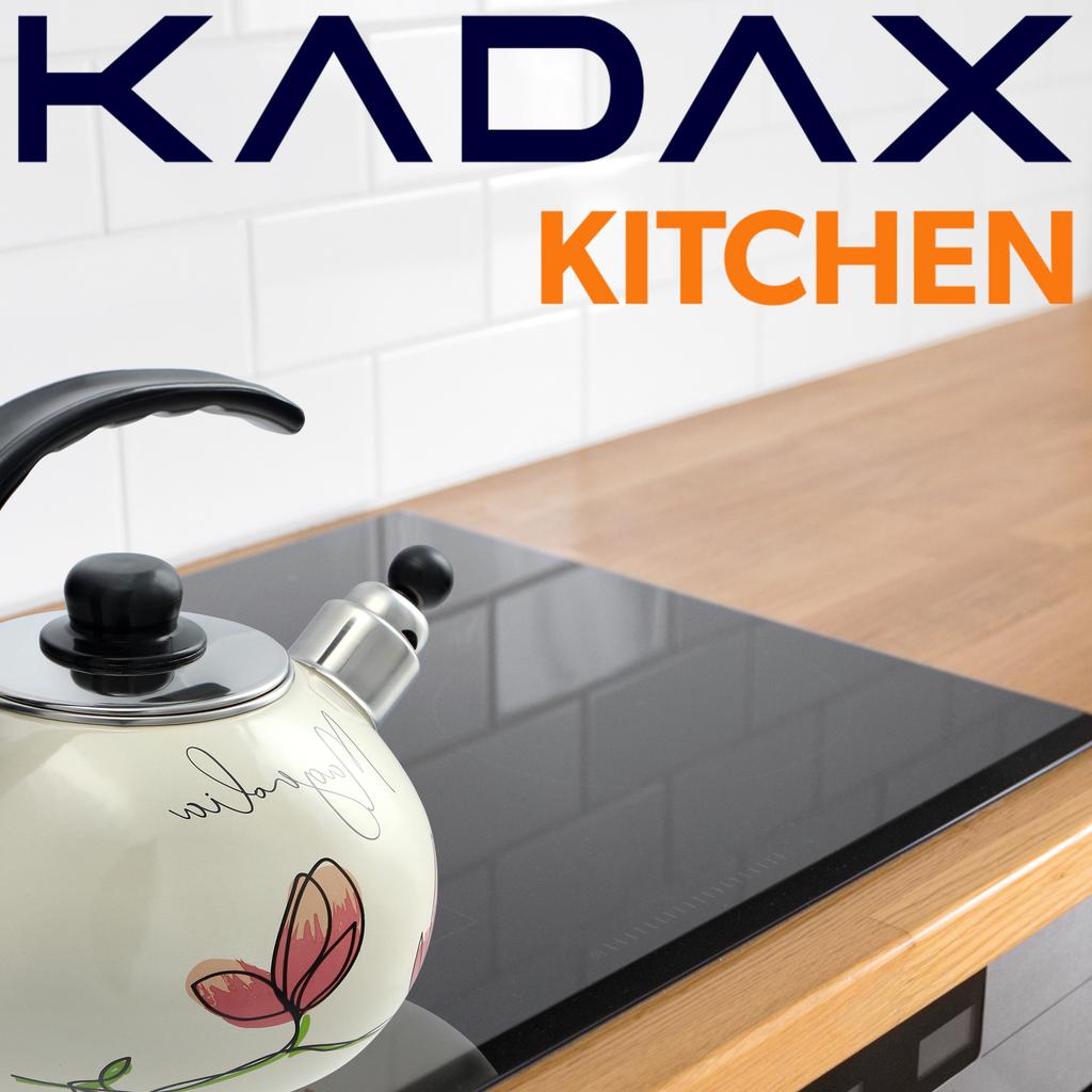 KADAX Emailierter Wasserkocher 2,2L Induktion Gas
