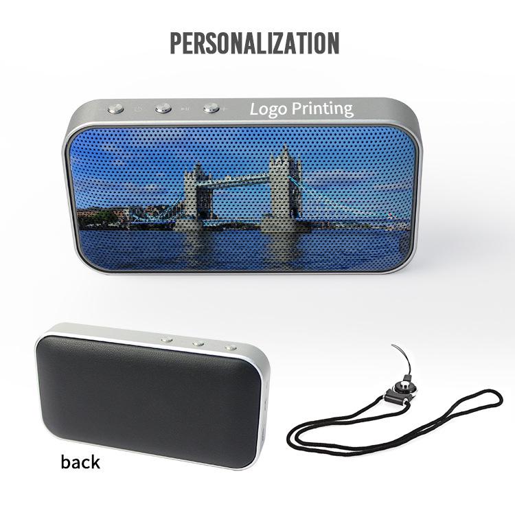 BT209 Ultra-thin Portable Wireless Bluetooth Mini Speaker - Outdoor Steel Cannon Electronic Gift