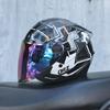 Orz-705-Retro Half Helmet Men's and Women's Four Seasons Dual Lens Electric Bicycle Helmet Pedal Universal Coverage Helmet