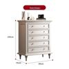 American Solid Wood Multi-Drawer Storage Chest for Bedroom & Living Room