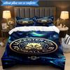 3PCS Leicester City F.C Printed Soft Bedding Set,Including 1pc Duvet Cover And 2pcs Pillowcases Perfect for Bedroom, Dormitory, Fan Gift