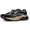 New LiNing Furious Rider Bow Cushioning Wear-Resistant Low-Top Casual Shoes Women's Black Gray AZGU150-1