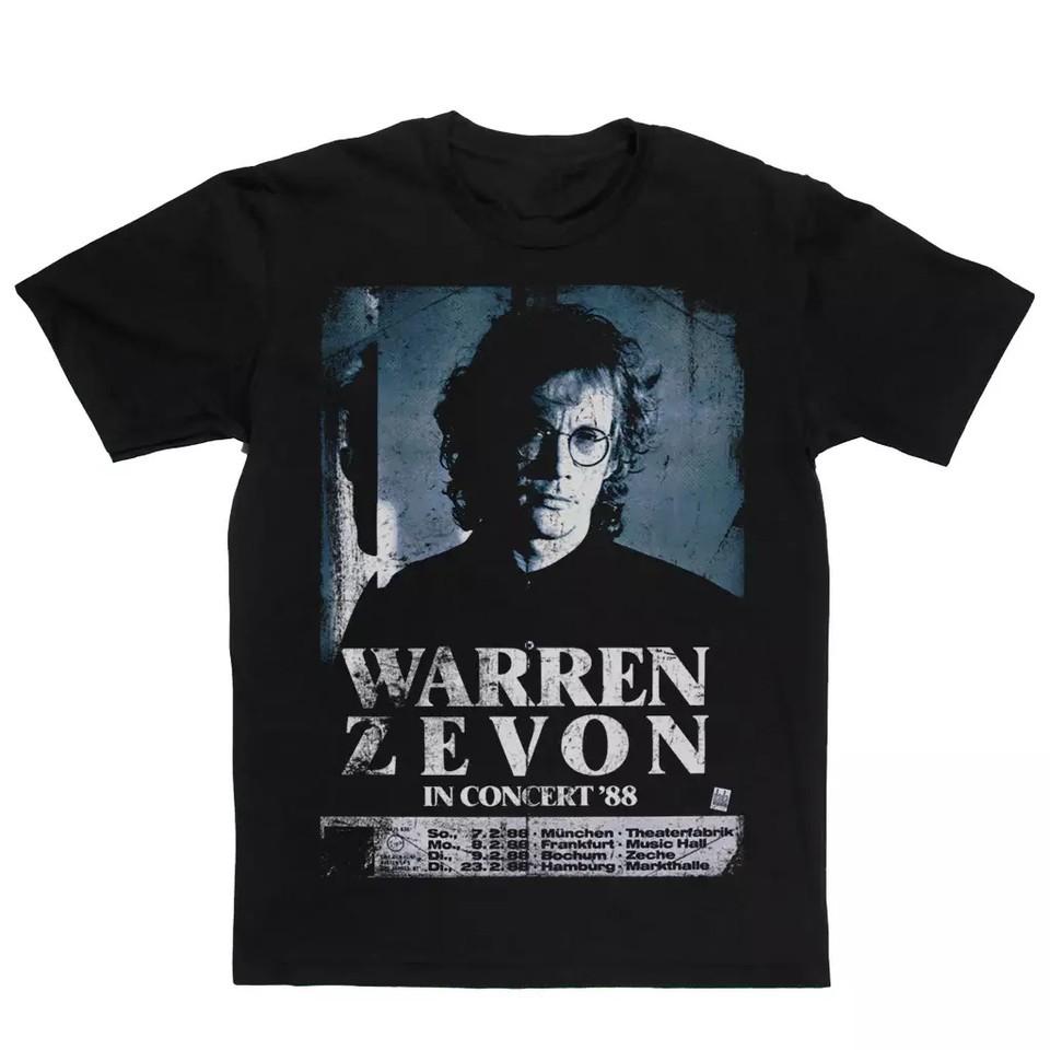 Warren Zevon Tour Concert Poster Gift For Fan S To 5XL T-shirt