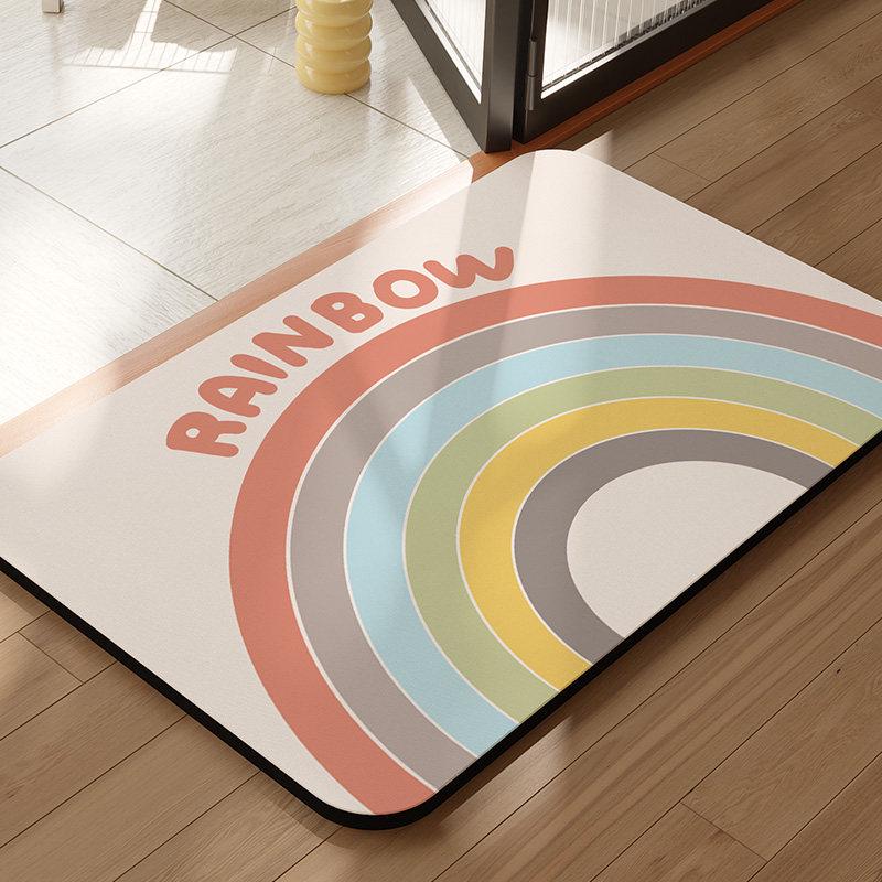 Fresh Diatom Mud Floor Mat - Quick Dry, Water Absorbent, Anti-slip, Dirt Resistant, Easy Clean, Bathroom Mat 40*60cm (Economy Diatom Mud)