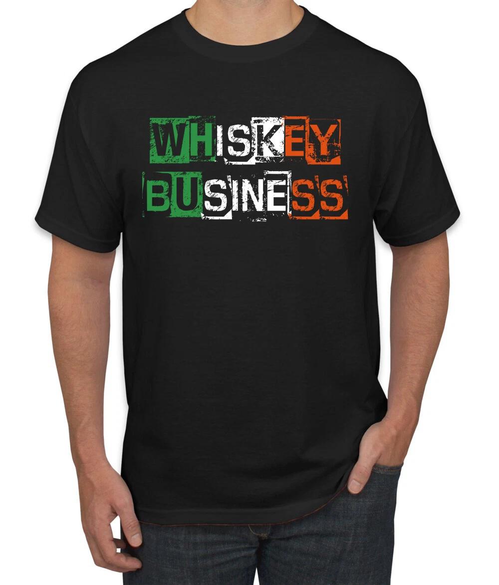 Whiskey Business Irish Ransom Note Men s T- Shirt XL
