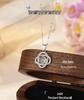 S925 Sterling Silver Icy White Chalcedony Flower Necklace: Women's High-End Summer Luxury Clavicle Chain with Sparkling Diamond