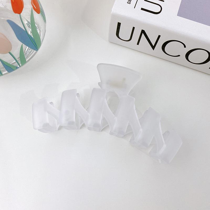 

Style French Elegant Large Hair Claw Clip For Women In Various Colors Trendy белый