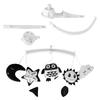 Baby Musical Crib Infant Crib Hanging Rotating Soother Rattles Toys for Toddlers