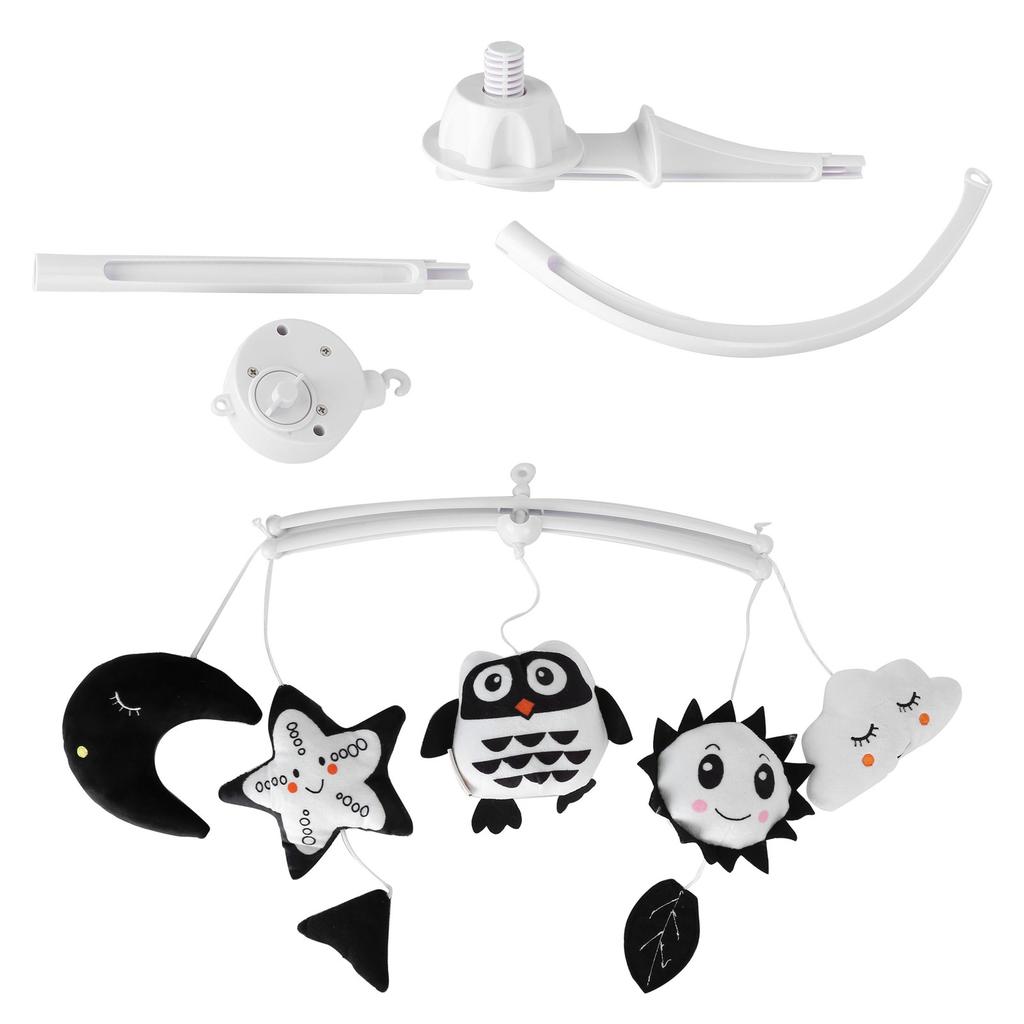 Baby Musical Crib Infant Crib Hanging Rotating Soother Rattles Toys for Toddlers