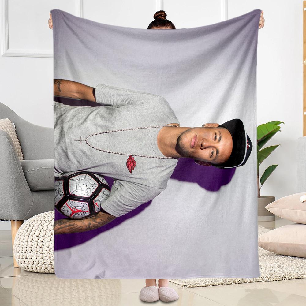Neymar Celebrates Victory Blanket Ultra-Soft Suitable for Chair Office Chair Picnics for All Occasions Stylish Decor