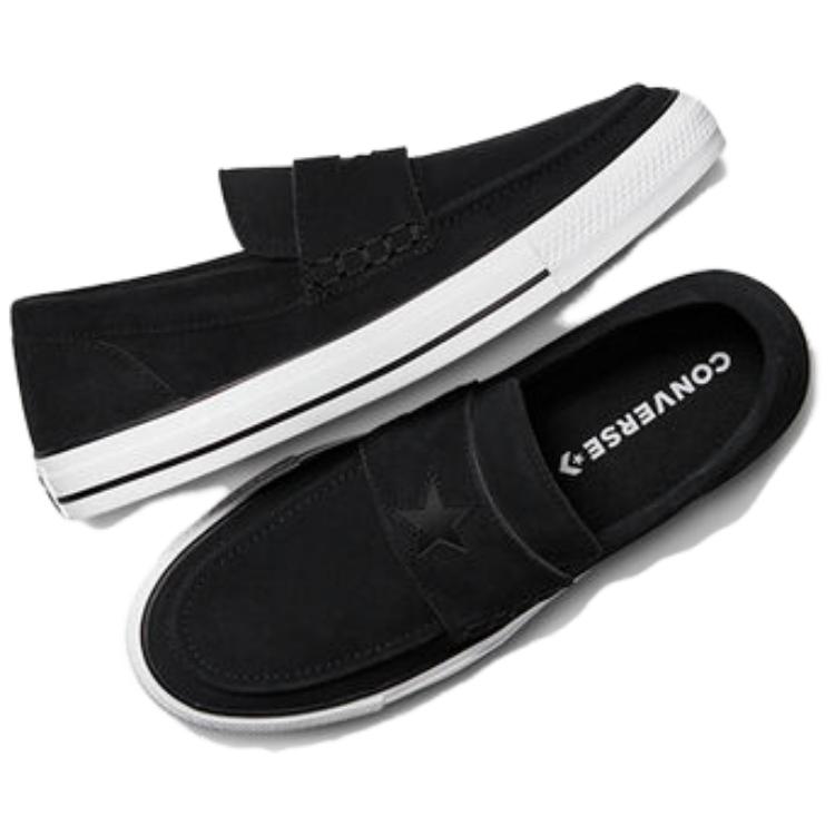 Converse Chuck Taylor All Star Loafer Black White Unisex Sneakers A15022C