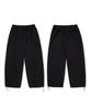BOUNDARY One-Pleat String Long Sweatpants [Black]
