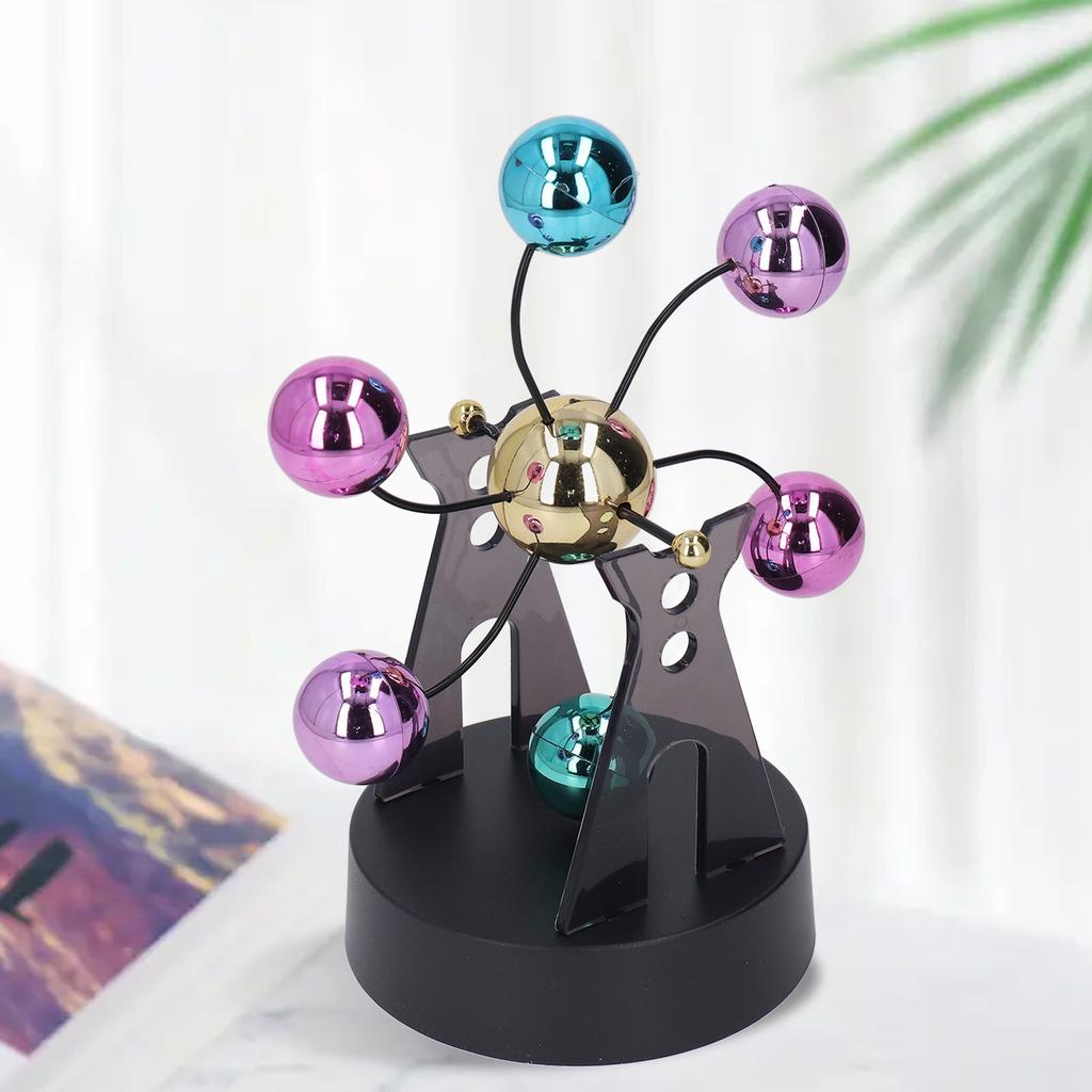Perpetuum Mobile Drehende Kugel Einfach zu Montieren Elektrisches Magnetisches Perpetuum Mobile Riesenrad Pädagogisches Schreibtischspielzeug