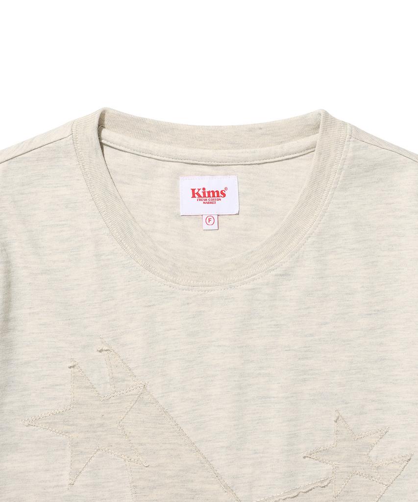 Kimseupeulesikoteunmakes Three Single Star Tee Oatmeal