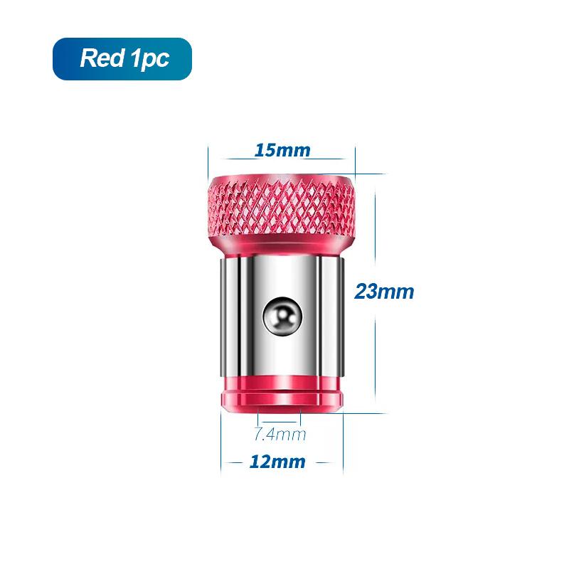 Magnetic Screw Ring Metal Bit Strong Magnetizer Ring Screw Magnetic Holders for 1/4 Inch/ 6.35 mm Screwdriver Powerful Bits