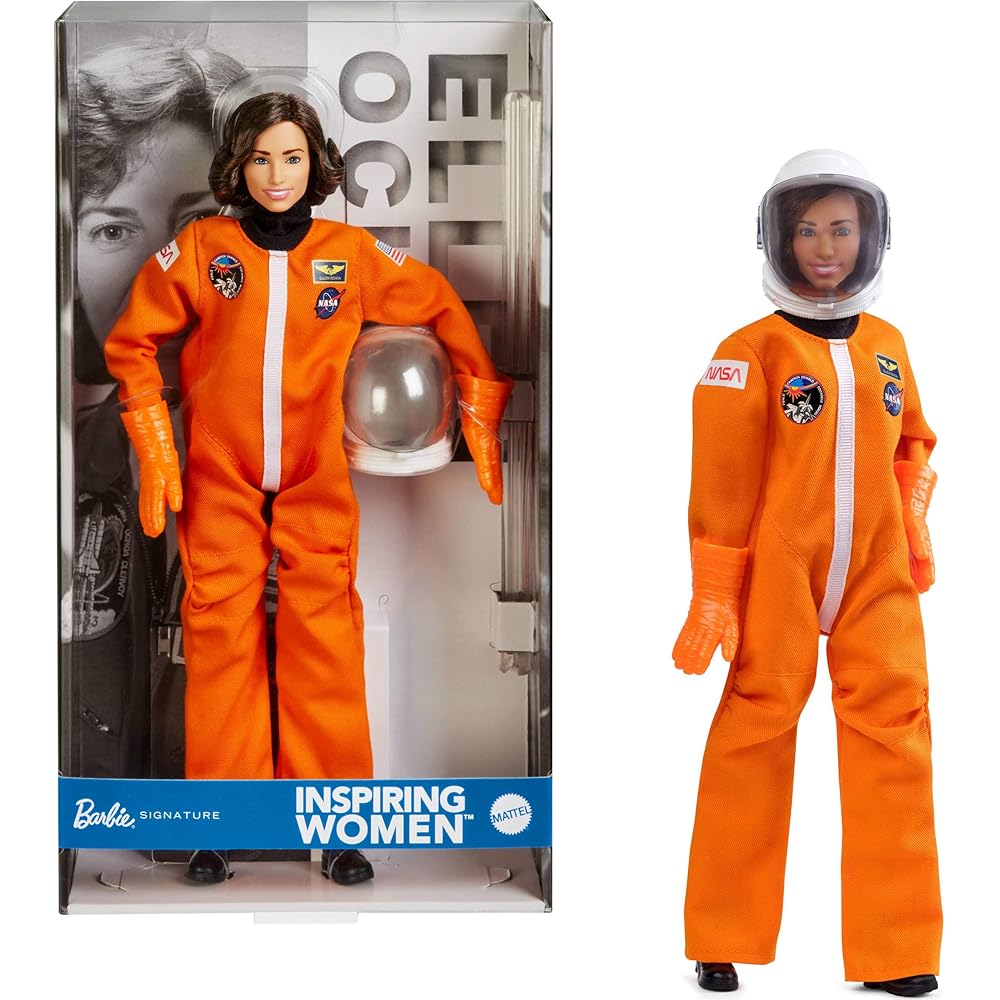 

Barbie Ellen Ochoa Signature Black Doll Set with House for Role Play Ages 6 and Up