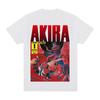 Akira Neo Otomo Katsuhiro Anime Cartoon 1988 Natural Unisexga Tokyo Vintage TShirt Unisex Unisexs Short Sleeve Crew Neck Tee Unisex
