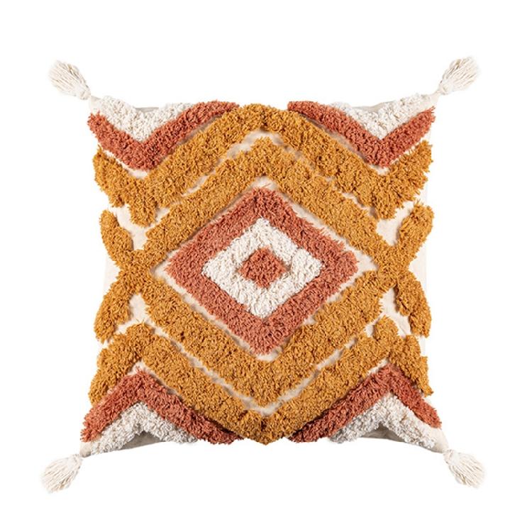 Nordic Style Throw Pillow Covers Bohemian Diamond Tufted Pillow Cushion Cover