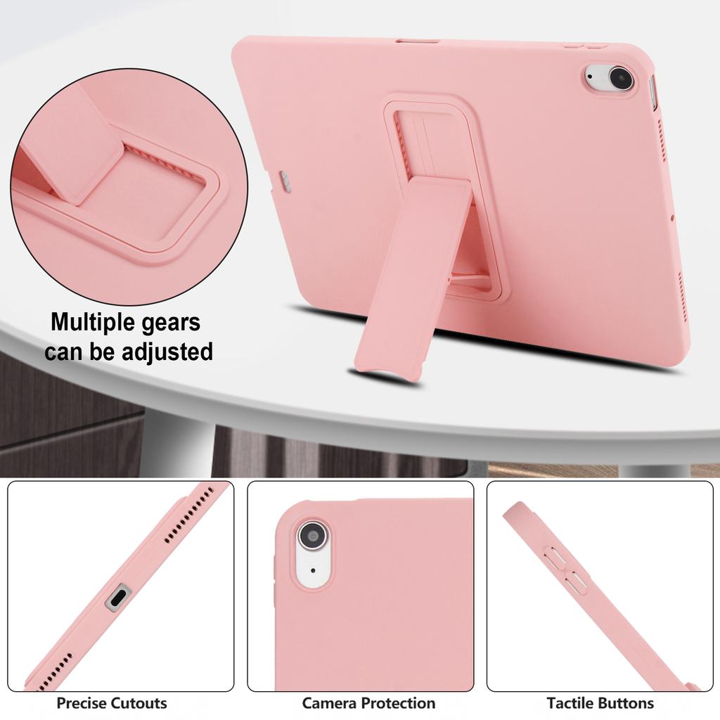 Kickstand Tablet Case for iPad Air 11 (2025)/(2024)/iPad Air (2022)/(2020)/iPad Pro 11-inch (2018) TPU+PC Skin-Friendly Cover