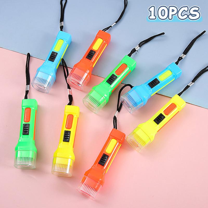 10Pcs Led Mini Flashlight Halloween Christmas Carnival Party Favor Decoration Kids Birthday Party Wedding Party Guest Gift