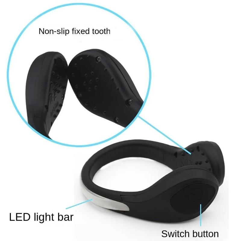 LED Luminous Shoe Clip Light Outdoor Running Cycling Bicycle RGB Novelty Lighting Safety Night Warn Lamp Glowing