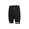 SAUCONY Two-In-One Fashion Versatile Mid-Rise Casual Shorts Men Shorts SA2269DP41T-BK001