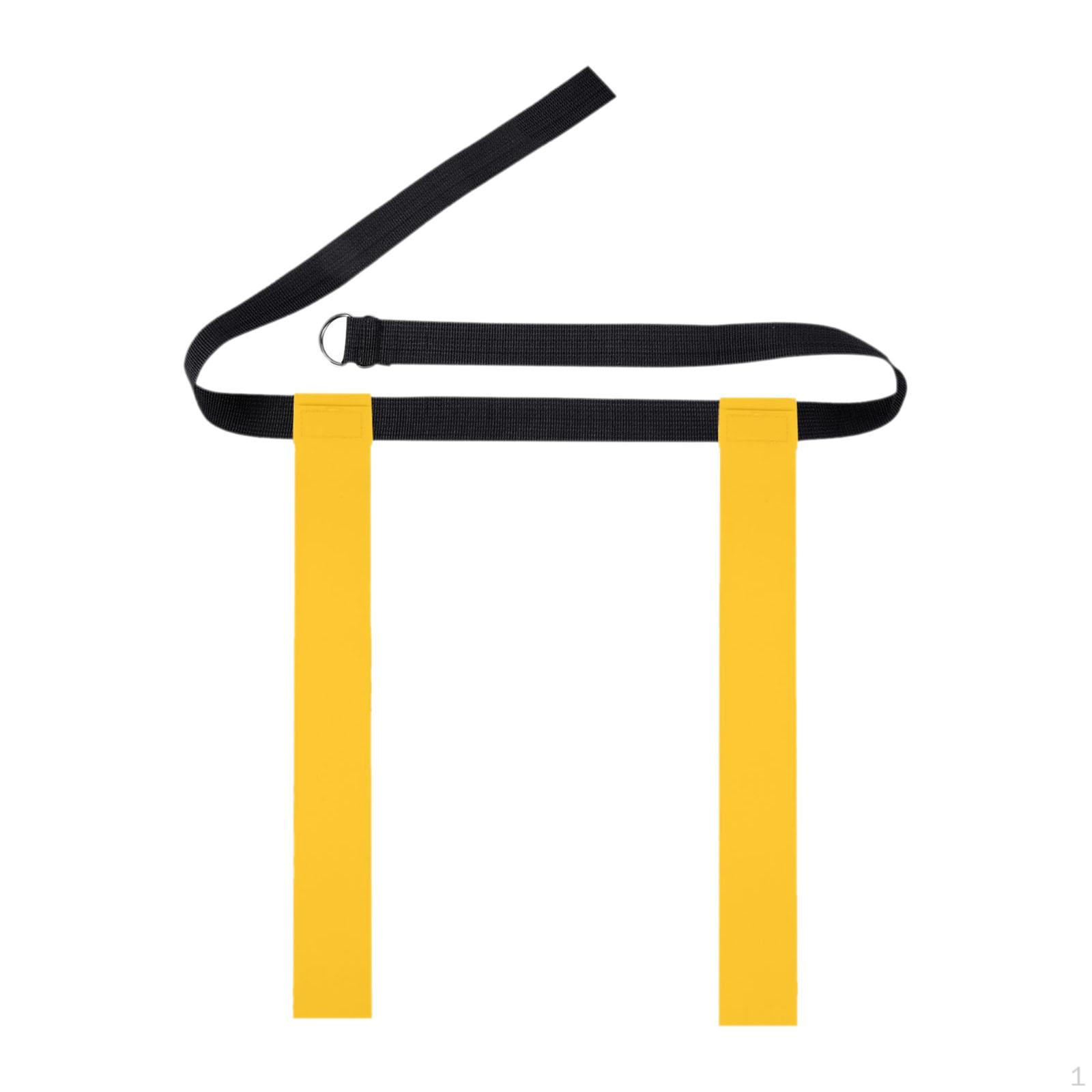 

Регулируемый пояс для флаг-футбола и регби, необходимое снаряжение для командных мероприятий жёлтый