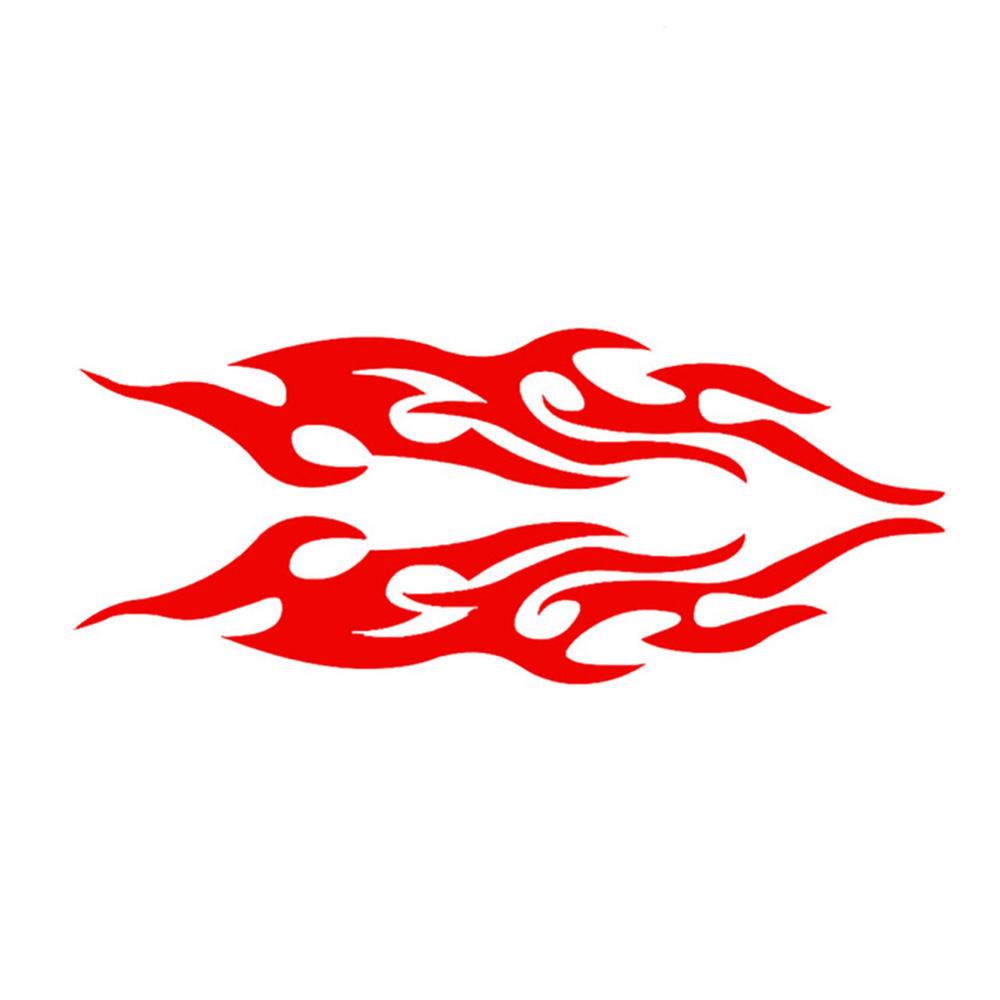 1 Paar Feuer Flamme Auto Fenster Körper Stoßstange Motorrad Laptop Aufkleber Aufkleber Dekor