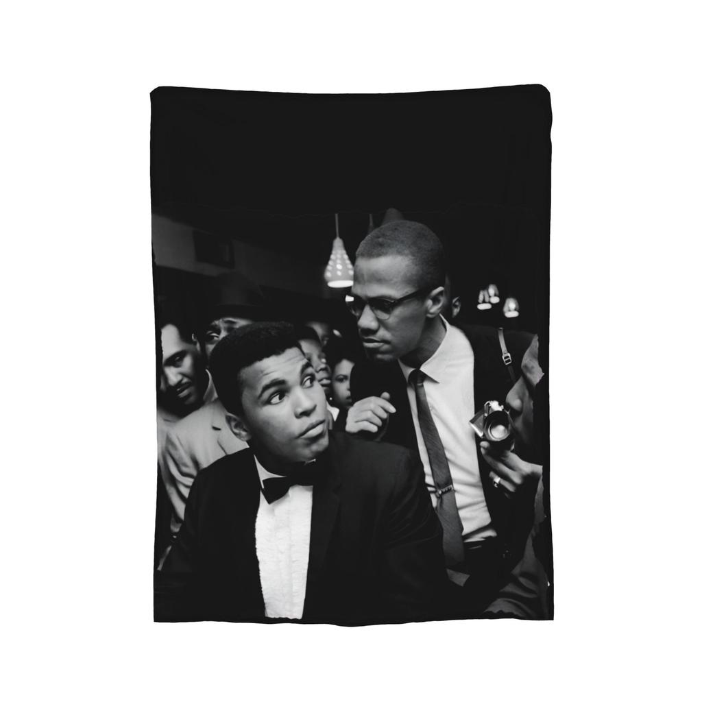 Black History Knitted Blanket Fleece  Super Warm Throw Blanket for Bedroom Sofa Bedroom Quilt